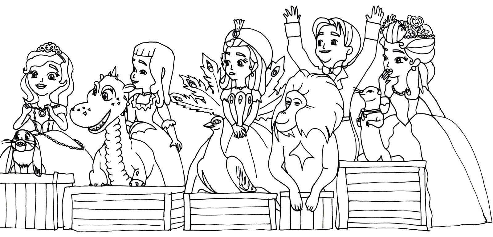 Free Sofia The First Coloring Pages Coloring Pictures printable