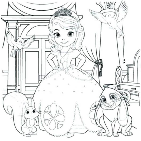 Sofia The First Printable Mermaids Coloring Page Mermaid Coloring