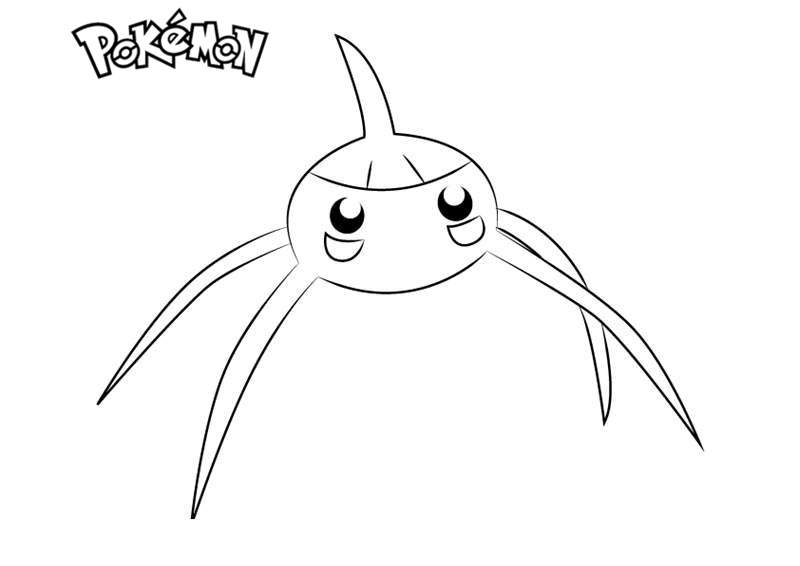 Surskit from Pokemon Coloring Pages - Free Printable Coloring Pages