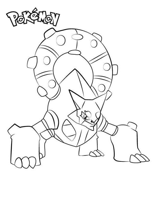 Volcanion from Pokemon Coloring Pages - Free Printable Coloring Pages