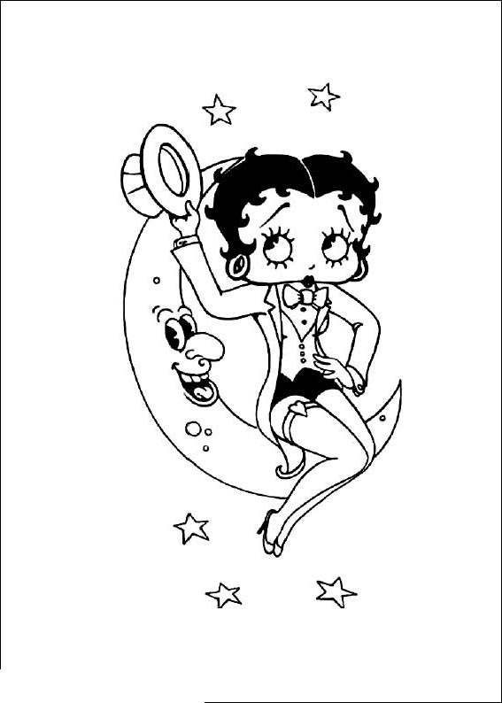 Free Best Betty Boop Coloring Pages Free Download printable