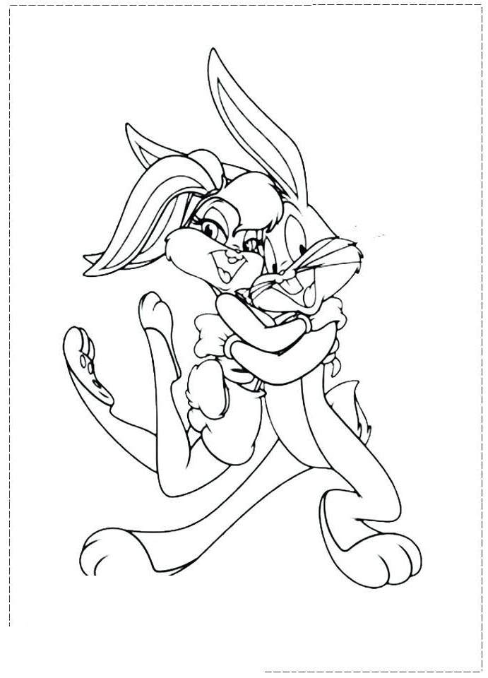 Free Best Bugs Bunny Coloring Pages for Adults printable