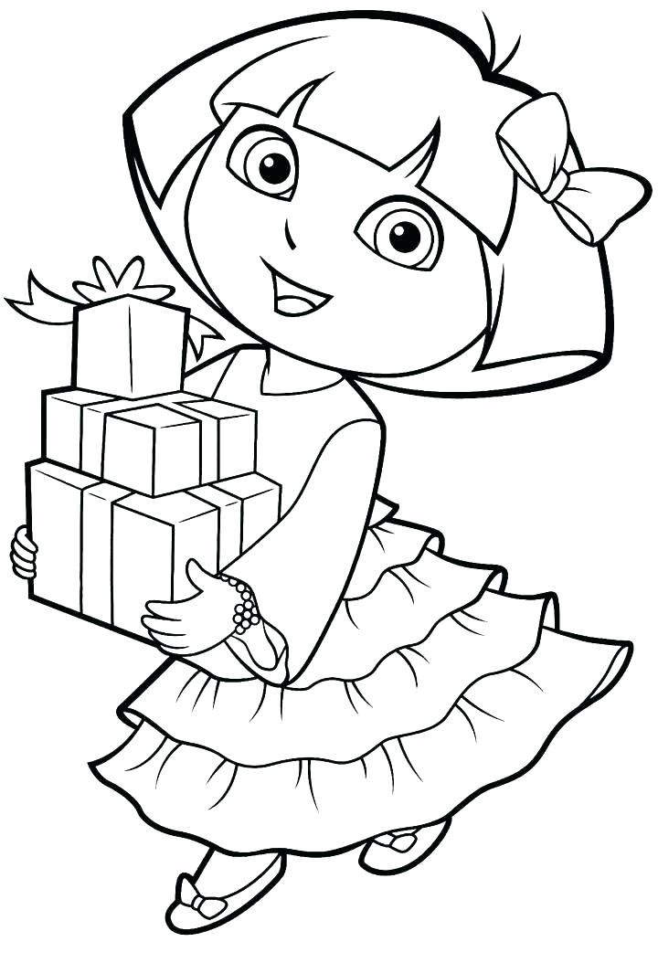 Free Best Dora The Explorer Coloring Pages Pictures printable