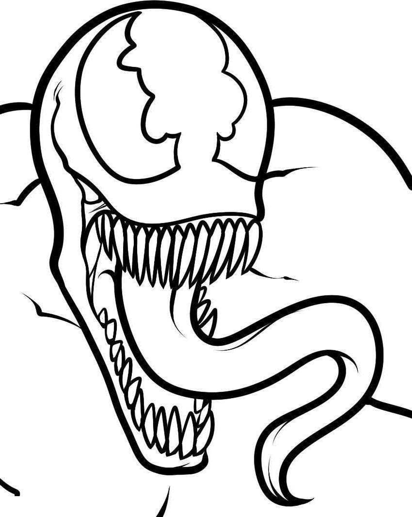 Carnage Coloring Pages Linear - Free Printable Coloring Pages