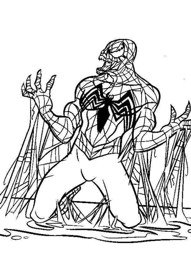 Free Carnage Coloring Pages for Kids printable