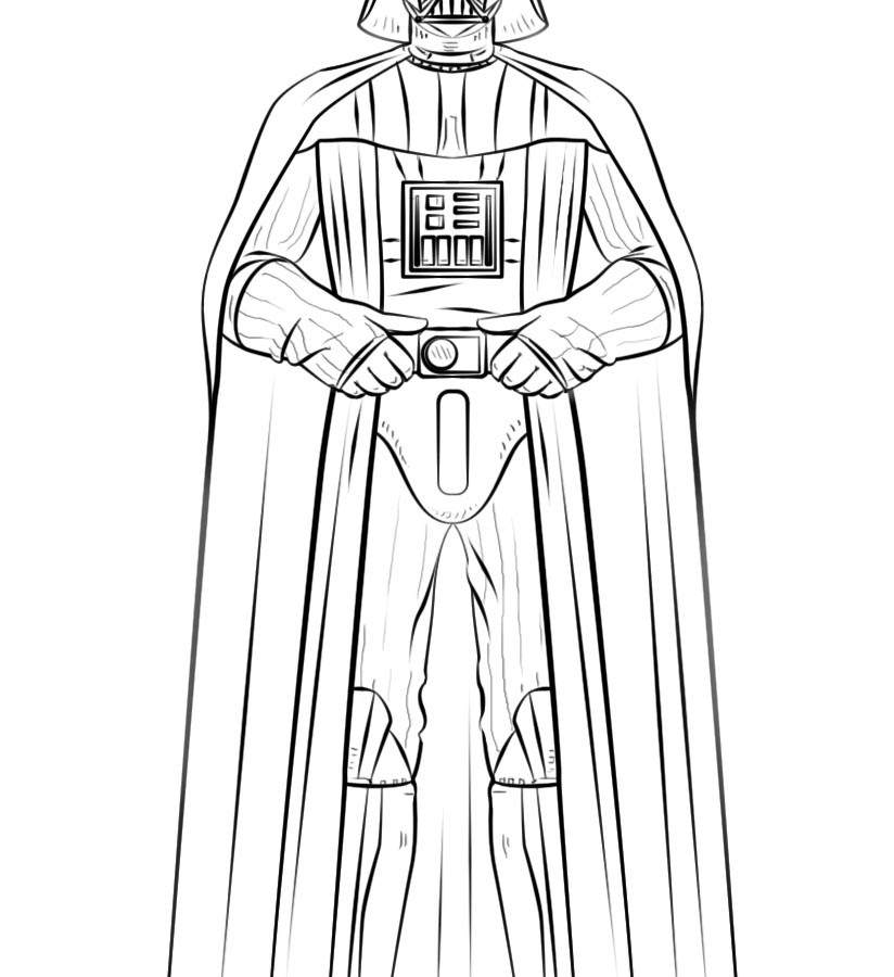 Darth Vader Coloring Pages for Adults