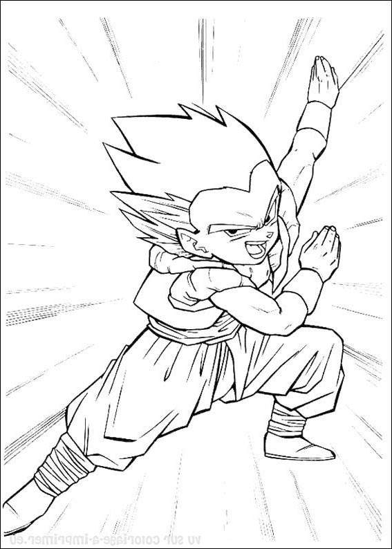 Free Dragon Ball Z Coloring Pages Characters printable