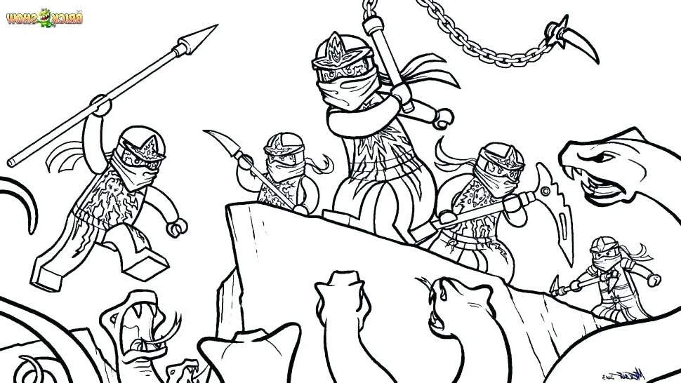Free Easy LEGO Ninjago Coloring Pages Coloring Book printable