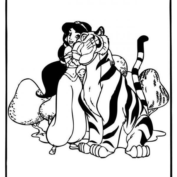 Aladdin Coloring Pages Characters - Free Printable Coloring Pages