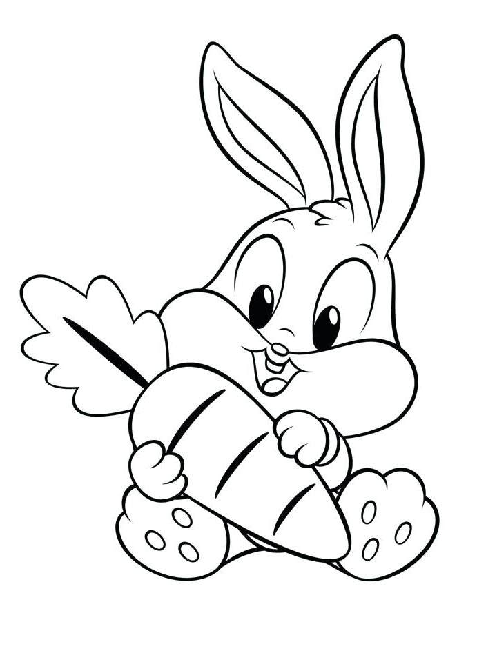 Free Free Bugs Bunny Coloring Pages for Kids printable