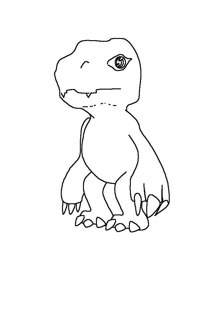 Free Free Digimon Coloring Pages Fan Art printable