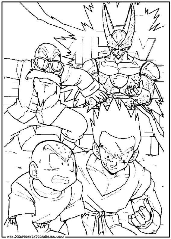 Free Free Dragon Ball Z Coloring Pages Coloring Sheets printable