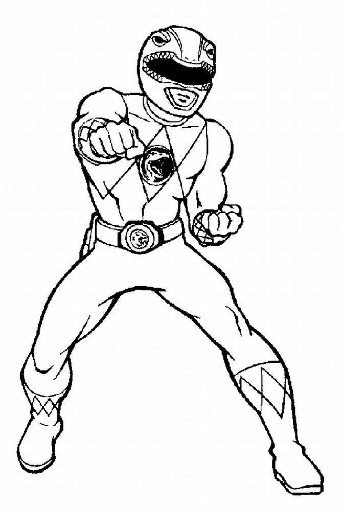 Free Power Rangers Coloring Pages Hand Drawing Free Printable 