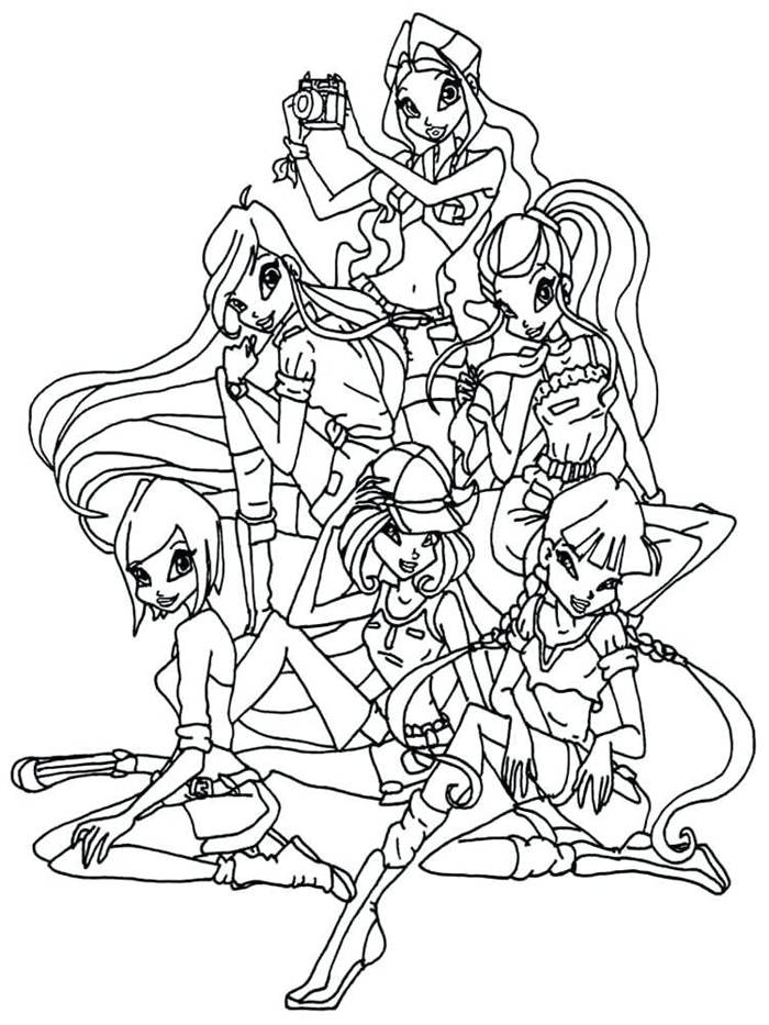 Free Free Winx Coloring Pages Fan Art printable