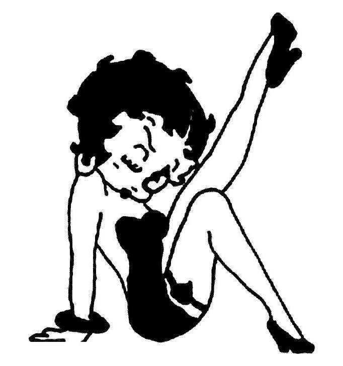 Free Fresh Betty Boop Coloring Pages for Girls printable