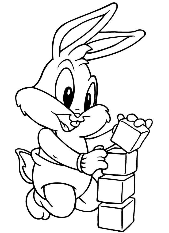 Free Fresh Bugs Bunny Coloring Pages for Adults printable