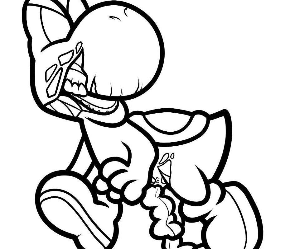 Fresh Yoshi Coloring Pages - Free Printable Coloring Pages