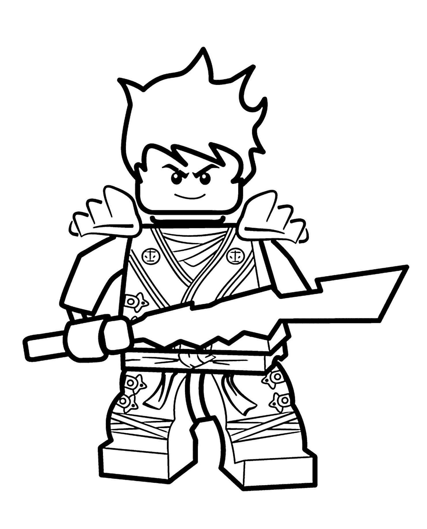 Great LEGO Ninjago Coloring Pages Hand Drawing Free Printable Coloring Pages