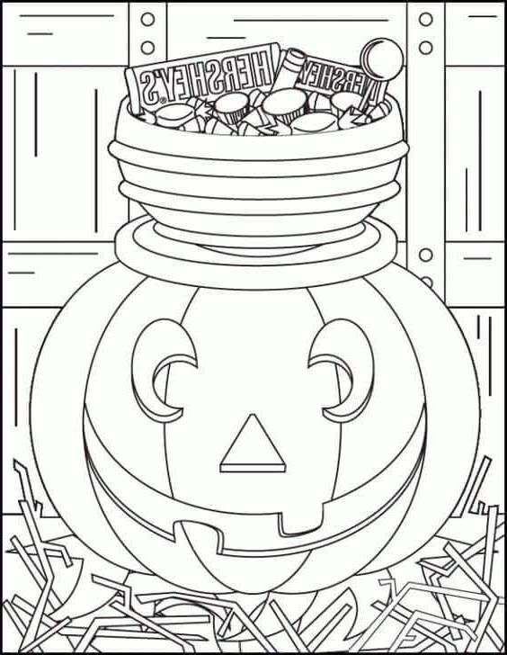 Free Halloween Pumpkins Coloring Pages Fan Art printable