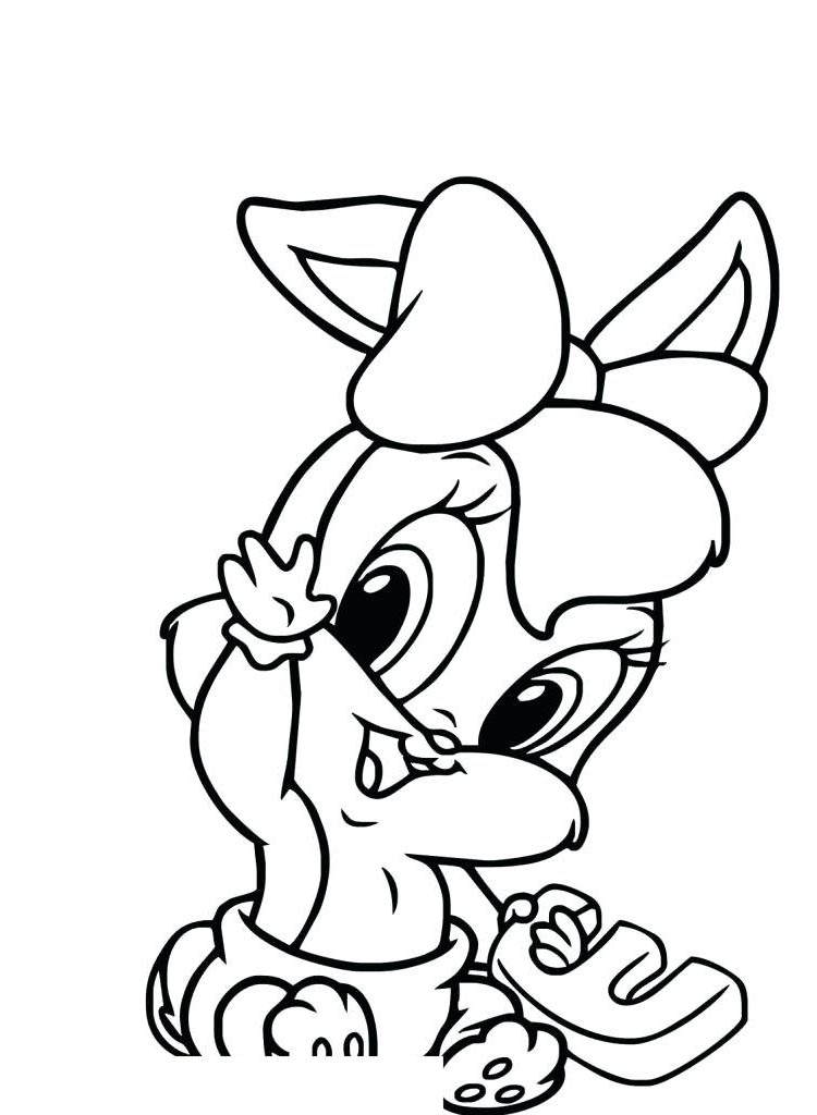 Free Inspirational Bugs Bunny Coloring Pages Line Drawing printable