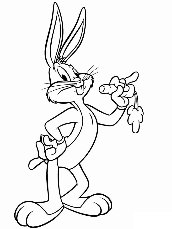 Free Inspirational Bugs Bunny Coloring Pages Outline printable