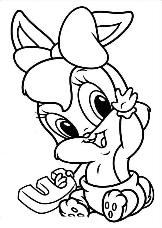 Free Looney Tunes Bugs Bunny Coloring Pages for Boys printable