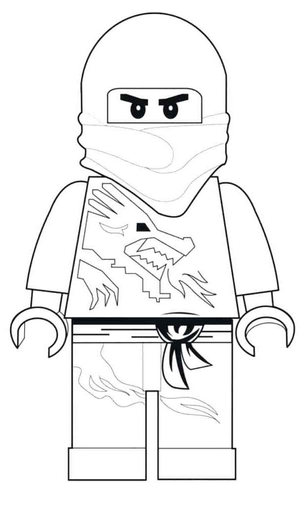 Free Movie LEGO Ninjago Coloring Pages Linear printable