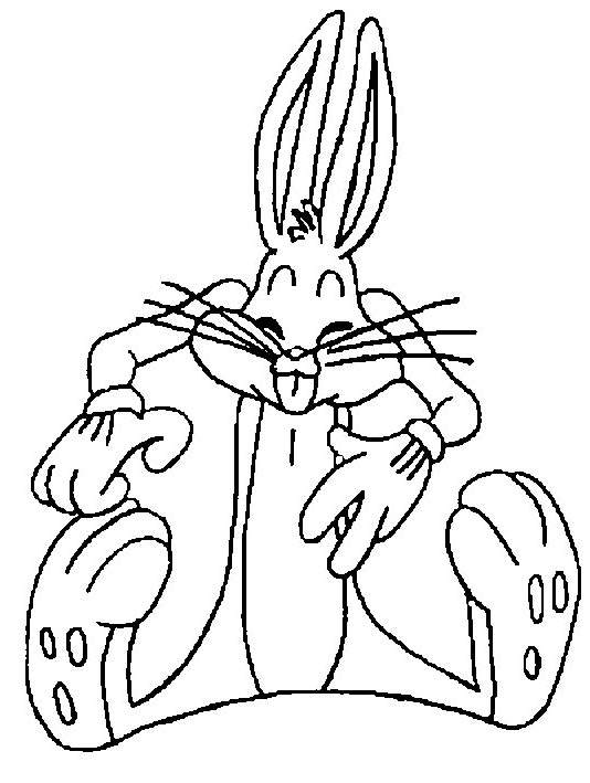 Free New Bugs Bunny Coloring Pages Outline printable