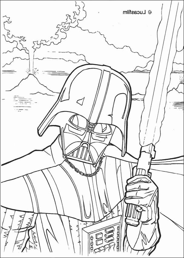 Free New Darth Vader Coloring Pages for Kids printable