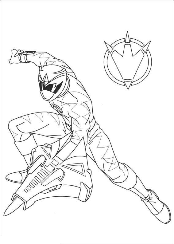 Free New Power Rangers Coloring Pages for Boys printable
