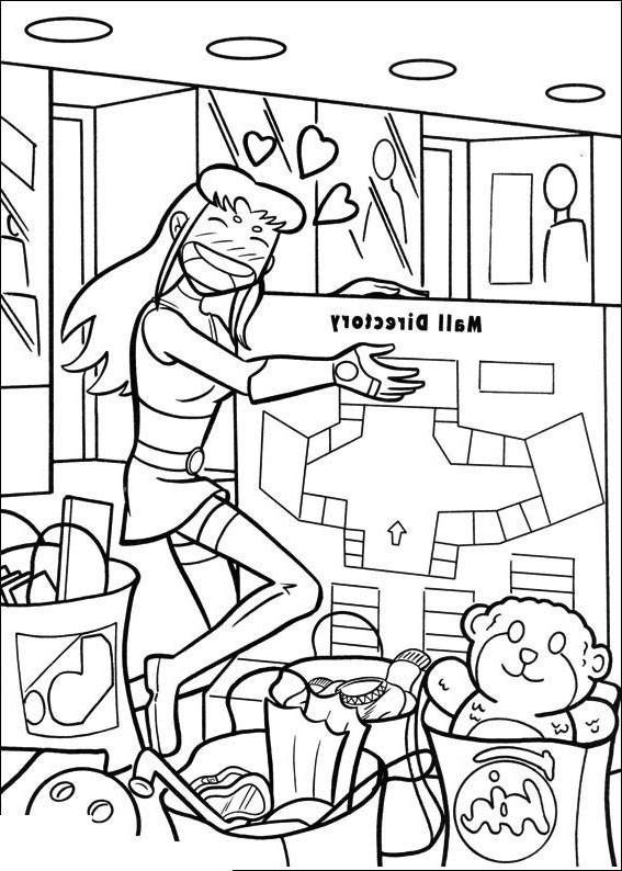 Free New Teen Titans Coloring Pages Line Drawing printable
