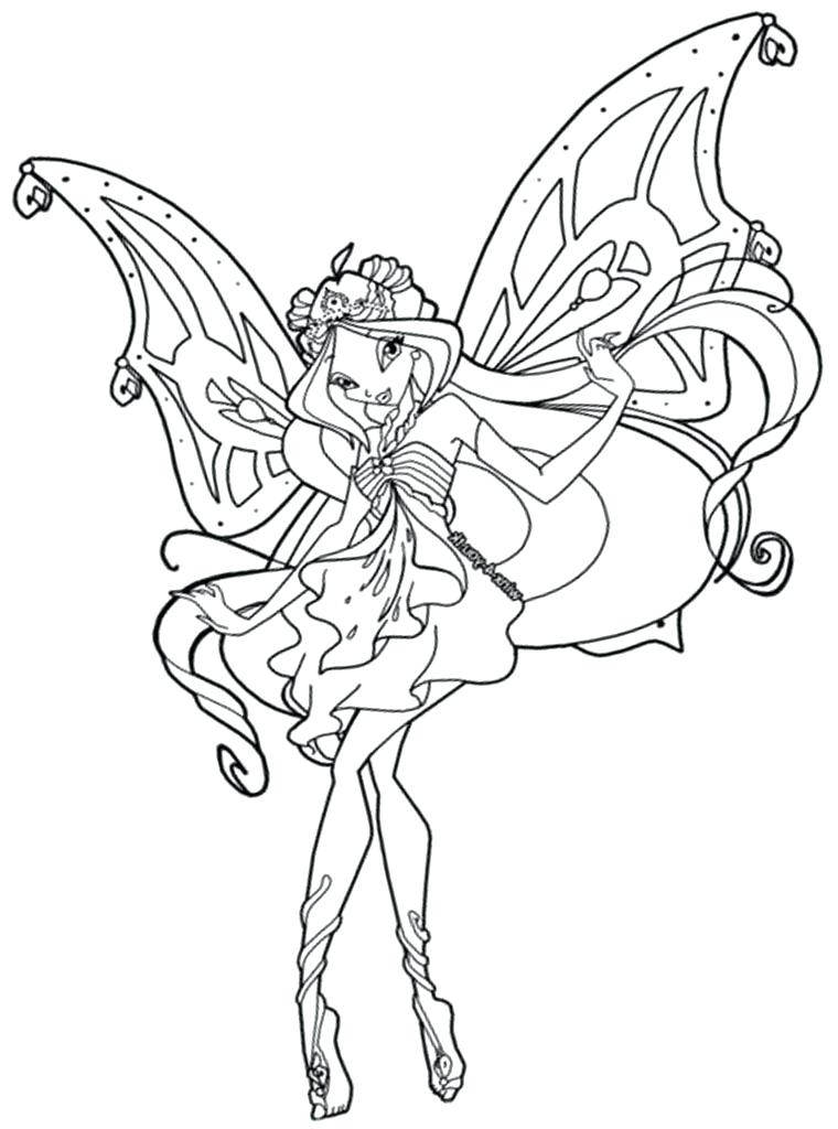 Free New Winx Coloring Pages for Boys printable