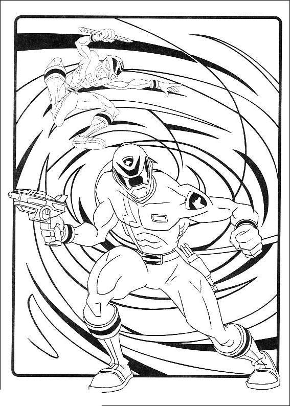 Free Power Rangers Coloring Pages for Girls printable