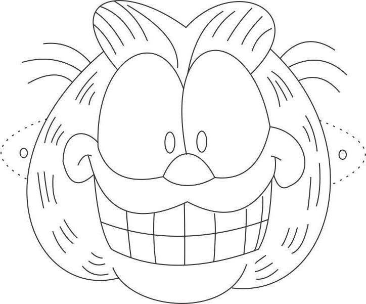 Free Printable Garfield Coloring Pages for Boys printable