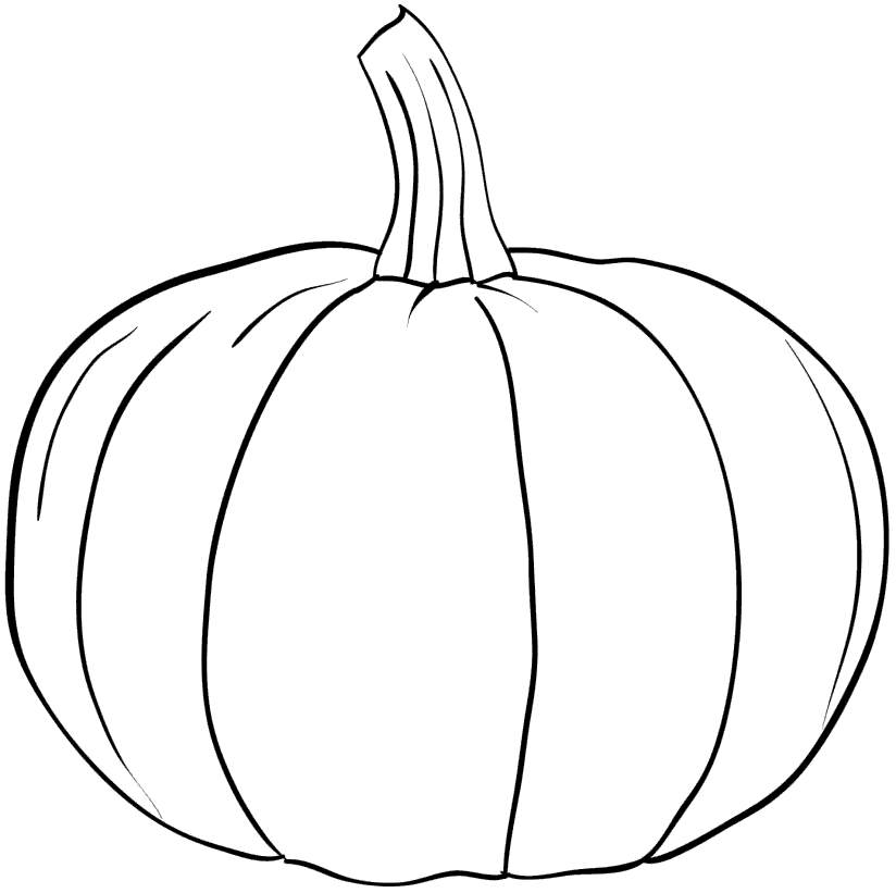 Easy Halloween Pumpkins Coloring Pages Trick or Treat - Free Printable ...