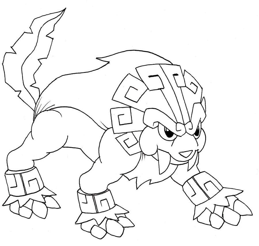 Free Printable Legendary Pokemon Coloring Pages Line Drawing printable