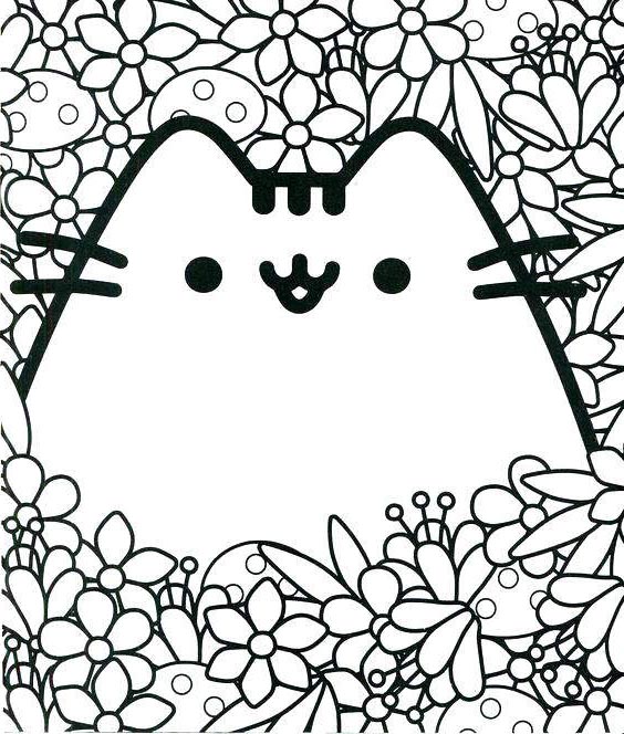 Free Printable Pusheen Coloring Pages for Boys printable