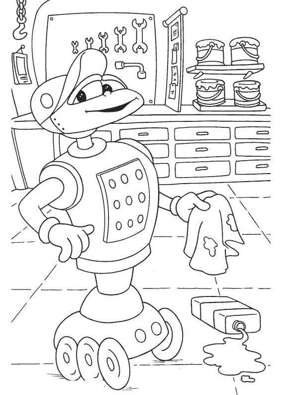 Free Simple Adiboo Coloring Pages Black and White 69 printable