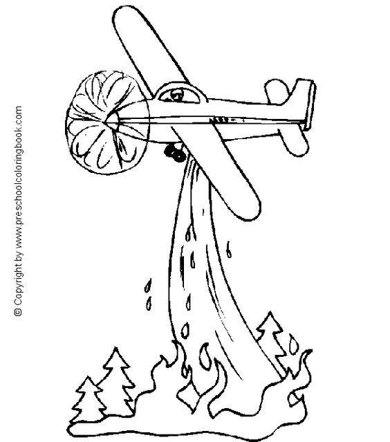 Simple Fire Safety Coloring Pages Coloring Book - Free Printable