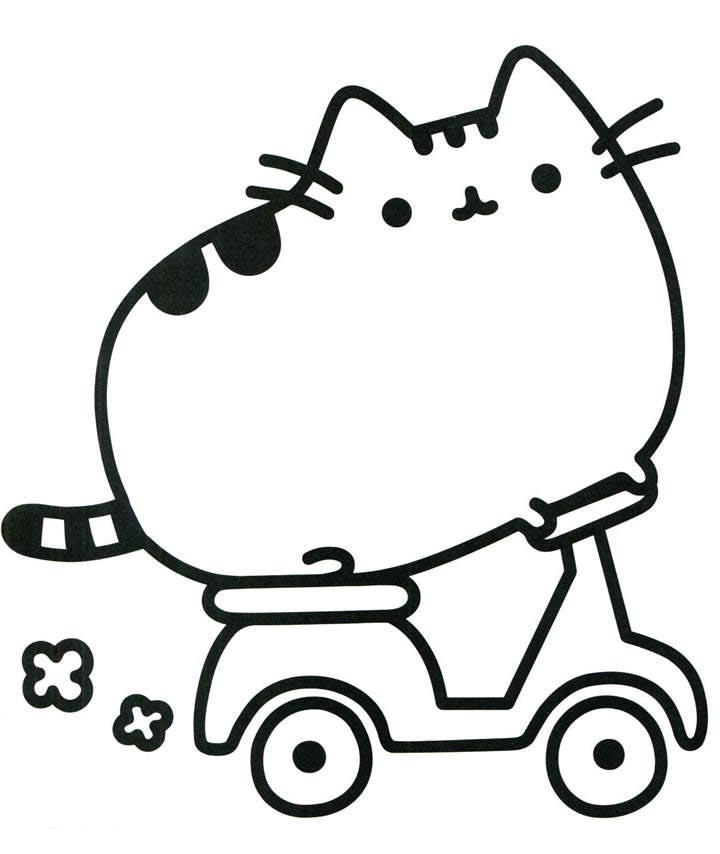 pusheen-working-with-laptop-coloring-page-pusheen-coloring-pages