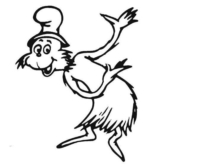 Free The Dr Seuss Coloring Pages Drawings printable