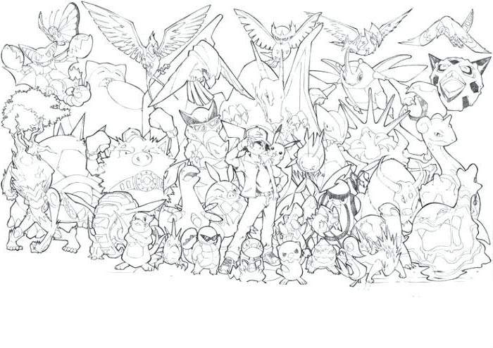 The Legendary Pokemon Coloring Pages Activity Free Printable Coloring 