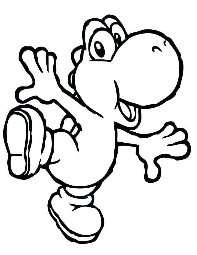 Free The Yoshi Coloring Pages Linear printable