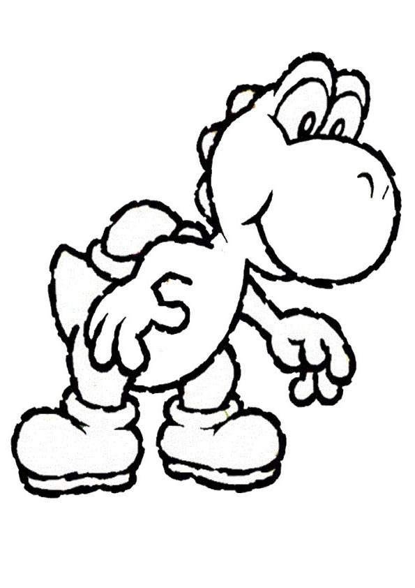 Free The Yoshi Coloring Pages printable