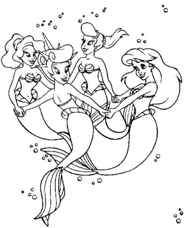Free Ariel Coloring Pages Characters Dog And Page The Little 1174 printable
