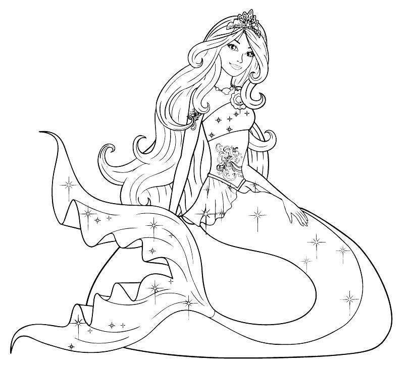 Free Ariel Coloring Pages Collection of Black and White Seahorses 1315 printable