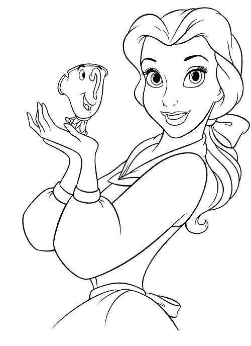 Free Ariel Coloring Pages New Linear Disney Princess 2303 printable