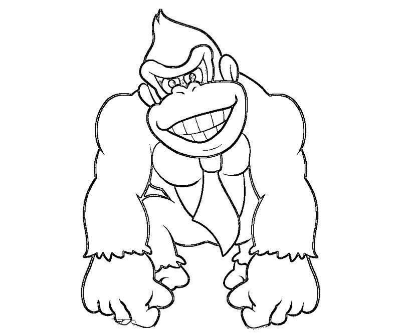 Donkey Kong Coloring