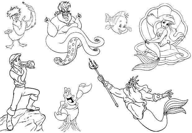 Free Great Ariel Coloring Pages Online Princess Disney 906 printable