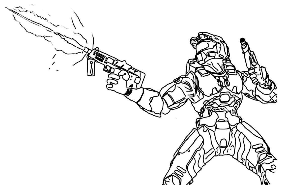 Halo Coloring Pages Easy Black and White On On With Hd 1223 - Free ... Halo Coloring Pages Easy Black and White On On With Hd 1223 - Free ...